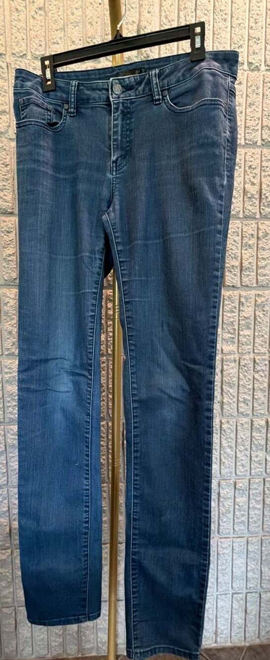 289 PrAna Denim Jeans Size 10 30 Tall Inseam Blue Stretch